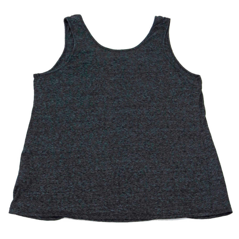 EUC Dark Gray Black USA and Stars Tank Top - Picture 3 of 4